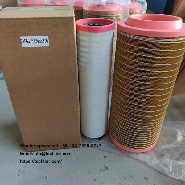 air filter 2456375 for wheel loader