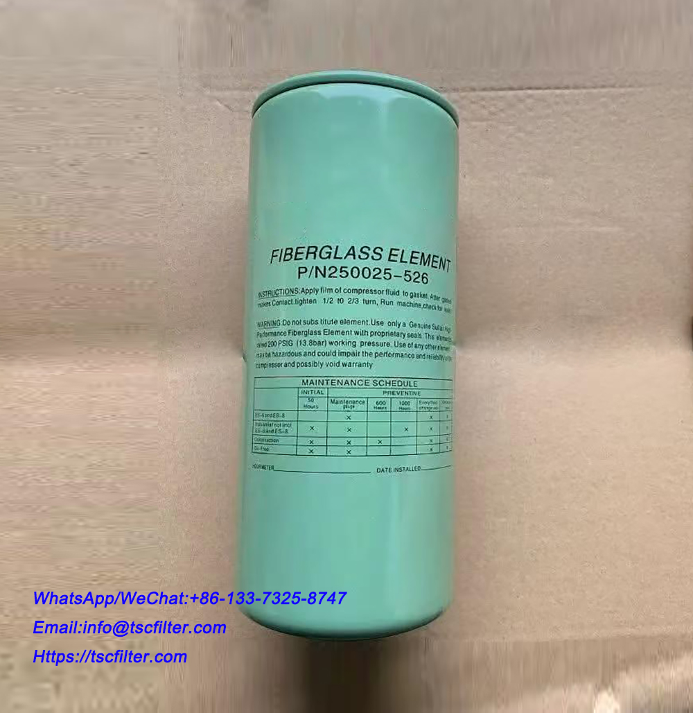 250025-526 250025-526 oil filter element for sullair